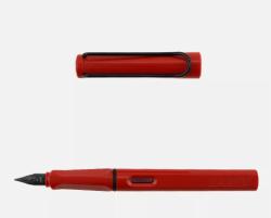 Lamy Safari Old Color Red Black Clip Dolma Kalem Seti - M uç