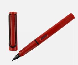 Lamy Safari Old Color Red Black Clip Dolma Kalem Seti - M uç