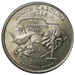 ABD 2000 YILI ¼ Dolar South Carolina ÇÇT