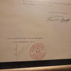 ÇERÇEVEDE LOZAN ANLAŞMASIYLA İLGİLİ DÖNEM ÇOĞALTMASI. BASKIDIR.
