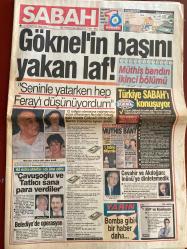 SABAH GAZETESİ DOĞUM GÜNÜ HEDİYESİ - 24 AĞUSTOS 1993 - TAM TAKIM 44 SAYFADIR - Göknel’in başını yakan laf-Nurdan Erbuğ-Ergun Göknel-Şehmuz Tatlıcı-Ömer Çavuşoğlu-Erdal İnönü-İbrahim Cevahir-Hasan Cemal-Cevahir ve Akdoğan: İnönü’ye dinletemedik-İnönü’deki muhteşem finalde Beşiktaş Fener’e oranla üstündü-Hollmann-Burhan Uslu-Wagenhaus bomba çıktı-Rıdvan dilmen ve Kocaelispor-Mecnur-Emre-Engin-Francesco-Can Bartu Yazıyor-Efes,Aris’i ezip geçti-Trabzon’da işler bozuk-Leekens-Cevat Kol-İsmet Kalafatoğlu-İhsan Coşkun-Mehmet Moğultay-Mehmet Köstepen-Aydın Tursun-Bozkurt Nuhoğlu-Serpil Çakmaklı-Doğan Güreş-İlhami Serdaroğlu-Mick Jagger-Doktor hastasını ölüme terkedebilecek-Selim ölçer-Zülfü Livaneli Dünya Değişirken-Ahmet Vardar-Tanrı ile göz göze-Burakbey denizin kılıcı-Mazlum Göknel-Boşnaklar barış planını reddediyor-Kasdi Merbah-Erdal Koyuncu-Tomris Koyuncu-Cevdet Selvi-Oya/Bora-Rıza Silahlıpoda-Bedrettin Coşkun-Nurdan Torun-Sevim Seçkin-Funda Ersan-Oryantal Tanyeli-Mine San-Yasemin Yalçın-