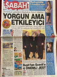 SABAH GAZETESİ DOĞUM GÜNÜ HEDİYESİ - 17 OCAK 2002 - TAM TAKIM 32 SAYFADIR -Amerikalı yetkililerin Başbakan Ecevit izlenimi yorgun ama etkileyici-Hamid Karzai-Zafer Mutlu-Leyla Umar-Şebnem Özinal-Başkan Bush-natasa.com-Natalia Karakuş-Vasili glinski-Mehmet Oran-Verona Feldbusch-Catherine Zeta Jones-kampı değerlendiren Lorant ilginç açıklamalar yaptı-ogün-Sadettin Saran, Fatih Akyel’in oynaması için dün Abdürrahim Albayrak’la görüştü-Avustralya’da kafelnikov ve grosjean erken elendiler-Cimbom’un genç yıldızı Berkant beni Lucescu yarattı-Mehmet Cansun-Fatih Terim-Marinho-İbrahim Altınsay-Nihat kahveci bugün veda ediyor-Hidayet Türkoğlu ikide kaldı-Slask’ı geçen efes,gözünü gelecek haftaki kader maçına dikti sıra Malaga’da-Bülent Ecevit-Mehmet Ali Birand-Eczacı’ya 51 dakika yetti-Şebnem Özinal-Fatih Ürek-İbrahim akpınar-Fenerbahçeli Serhat-Gökhan Özen-Davut güloğlu-Bahar kanlıgah-Ayşe Hatun Önal-Melih Gökçek yine çirkefleşti-Ahmet Çakar-Türk Modacılar afgan başbakanı için ne dedi-Osmanlı