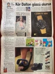 SABAH GAZETESİ DOĞUM GÜNÜ HEDİYESİ - 9 EKİM 2000 - TAM TAKIM 36 SAYFADIR -Kara çarşafa onur plaketi-Yavuz Donat-Süleyman Canan-Selahattin Duman-Hülya Avşar-Havel’den AB mesajları-Kör dalton gözcü olursa-2001 baharının cesur kadını Laura Biagiotti-Rauf Tamer-Fenerbahçeli Moshoeu-Dünya kulübü Fenerbahçe-Mustafa Denizli-Aslan’ın yedeği yok-Emre Belözoğlu riske girmiyor-Milli Takım’ın hocası Şenol Güneş’e göre Azerbaycan’ı yenmek şart-Ogün-Tayfur-Hasan Şaş-Erman Toroğlu-Cüneyt tanman-Ziya Şengül-Şanlı Sarıalioğlu-Beşiktaş iki şampiyonluğunun peşinde-Sergen Yalçın Beşiktaş maçında oynayacak-Scala-Antep Kombassan önünde galibiyeti son 5 dakikada kaçırdı-Savunma dizisi-Özlem Yıldız-Hakan Ural-Gökşen yılmazel-Abdullah Aksel-Fidyeci katile idam-Ünlü terörist Çakal Carlos kendini dine verdi-‘Otel ayısı’ Mustafa Taşar’ı zengin etti-Müşerref Canan-Tunceli artık özgür-Kamer genç-Mehmet Nalbantoğlu-Yer gök Ferrari-Michael Schumacher şampiyon-Hamza yerlikaya-Derya Büyükuncu-Şeref eroğlu-Harun Doğan-