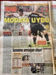 SABAH GAZETESİ DOĞUM GÜNÜ HEDİYESİ - 3 EYLÜL 2007 - TAM TAKIM 40 SAYFADIR -Gençlerimize saldırdılar-Mete küçükberber-Egemen Bağış-Ece erken-Tuncer Öztarhan-Hakan Şükür-Alex-Oğuz Özerden-Balçiçek Pamir-Karoline Byler-yedi bin bosnalı çift rekor için öpüştü-Jonathan Edington-Ahmet Çakar-Türk Futbolunda çürümenin sonu-Vestel, Manisaspor ve futboldan desteğini çekti-Totemci Feldkamp-Hakan Balta Sürprizi-Fatih tekke-Milli takım toplandı-Stepanov-Hakan Şükür 241 golle lig tarihinin en golcü futbolcusu oldu-Levent Tüzemen-Ebru Kılıçoğlu-Ufuk Ceylan panter gibi-Shabani Nonda ilk kez oynadı-Ömer üründül-Aziz yıldırım:Bu oyunla nasıl olacak-Zico-Gürcan Bilgiç-ertuğrul Sağlam-Beşiktaştan A milli takıma 6 futbolcu- Mert Nobre-Gürcan Bilgiç-Chelsea patronu Roman Abramovich-Elvan Abeylegesse-Filenin sultanları-Bahar Doğan’dan çok kötü derece-12 dev adam-Murat didin-Tülin Şahin-Tuğçe Güder-Ahu Tuğba-Gisele Bündchen-Naomi Campbell-Vanessa Hessier-Tarkan ve İbrahim tatlıses gerginliği-Çarşı grubu