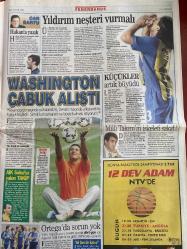 SABAH GAZETESİ DOĞUM GÜNÜ HEDİYESİ - 3 EYLÜL 2002 - TAM TAKIM 36 SAYFADIR - Erkan Mumcu AKP’ye girmesin diye yakın dostlarını devreye sokan eşi Işın Hanım’ın çabaları boşa çıktı-Emine Erdoğan’a özel timci koruma-Emine Hacıfazlıoğlu-verheugen-Korkut eken-Yasemin Kumral-Nuh’un gemisi’ni hızlı kuş bulacak-Molly Simms-Can Bartu-Şenol güneş-Hakan Şükür-Ortega-Aydın Örs-12 dev adam İspanya’dan fark yedi-Erdoğan Toprak, üç büyükler’in şubeleri için çözümü buldu-Turgay Demirel-Şenol Güneş-Ümit davala-Haydar pınarcı-Brugge’ün teknik direktörü Sllied’den Galatasaray’a övgü-Fatih Terim-Yaşar yalçın-Christian-Andres Mendoza-Özhan Canaydın-Futbol Federasyonu,Hakan Şükür’ün kulüp bulabilmezi için transfer süresini uzatıyor-Mustafa koç ve eşi Carolıne-Ecevit’in konvoyunda sarhoş şoför dehşeti-14. Dünya Basketbol Şampiyonasında Türk Seyirciler-Zenger yine politik arenada-Süleyman Demirel-Turgut Özal-Necmettin Erbakan-Mansur Foroutan-Ali Kırca-Metin Münir-CeBIT-Feyzi erenkuş-Mesut yılmaz-Emrehan halıcı