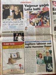 SABAH GAZETESİ DOĞUM GÜNÜ HEDİYESİ - 3 EYLÜL 2002 - TAM TAKIM 36 SAYFADIR - Erkan Mumcu AKP’ye girmesin diye yakın dostlarını devreye sokan eşi Işın Hanım’ın çabaları boşa çıktı-Emine Erdoğan’a özel timci koruma-Emine Hacıfazlıoğlu-verheugen-Korkut eken-Yasemin Kumral-Nuh’un gemisi’ni hızlı kuş bulacak-Molly Simms-Can Bartu-Şenol güneş-Hakan Şükür-Ortega-Aydın Örs-12 dev adam İspanya’dan fark yedi-Erdoğan Toprak, üç büyükler’in şubeleri için çözümü buldu-Turgay Demirel-Şenol Güneş-Ümit davala-Haydar pınarcı-Brugge’ün teknik direktörü Sllied’den Galatasaray’a övgü-Fatih Terim-Yaşar yalçın-Christian-Andres Mendoza-Özhan Canaydın-Futbol Federasyonu,Hakan Şükür’ün kulüp bulabilmezi için transfer süresini uzatıyor-Mustafa koç ve eşi Carolıne-Ecevit’in konvoyunda sarhoş şoför dehşeti-14. Dünya Basketbol Şampiyonasında Türk Seyirciler-Zenger yine politik arenada-Süleyman Demirel-Turgut Özal-Necmettin Erbakan-Mansur Foroutan-Ali Kırca-Metin Münir-CeBIT-Feyzi erenkuş-Mesut yılmaz-Emrehan halıcı