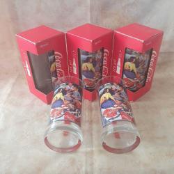 Coca Cola 125. Yıl Promosyon Bardakları (3 Adet Kutulu, 2 Adet Kutusuz)