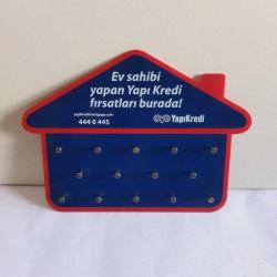 Yapikredi Bankası Anahtarlik Asma Panosu