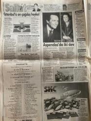 SABAH GAZETESİ DOĞUM GÜNÜ HEDİYESİ - 26 AĞUSTOS 1993 - TAM TAKIM 44 SAYFADIR - eski kocasından aldığı 8 milyarı bankadan çekip savcılığa veren Nurdan Erbuğ, “Artık sokağa çıkamaz hale geldim” dedi -İnönü ve Sözen istifa etmeli-Ergun Göknel-Melissa’nın namus davası-coca cola ve Pepsi kapatıldı-yunan Ortodoks kilisesi 200.000 Müslüman‘ın katilinden sorumlu sırpların lideri Radovan Karadziç’e barış ödülü verdin-Tansu Çiller-Necmettin Erbakan-filiz Ergün-Sezen Aksu-sanatçılar burçak için seferber oldu-Gordon Milne-Francesco-Oktay derelioğlu-Sergen Yalçın-Wagenhaus sakatlandı-Adnan Polat-Cimbom’da Haessler sesleri-Alpay-Yusuf-Metin-Şener-İboretti ve 7 cüceler-Carreras-Caballe-Refik Durbaş-Gönül Yazar Gazino hayatını bıraktı-Ozan Orhon-Zeynep Esen-Sezen Aksu Rekor kırdı-Alman Turistlere Bomba-Çetin Altan-sosyal yaraya gençler merhem oldu-Zülfü Livaneli-mimar Sinan Lisesi-Ali Rıza Tanaltay-Özlem Kaflı-Sakıp Sabancı-Pınar ve İsmail Kocaerkek-Ahmet Vardar-Aydemir Çelik-Oya ve Bora-İnönü
