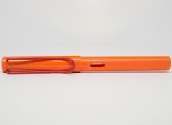 Lamy Safari Flame Orange Red Clip Dolma Kalem - M Uç
