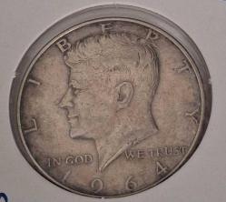 1964 U.S.A KENNEDY GÜMÜŞ HALF DOLLAR