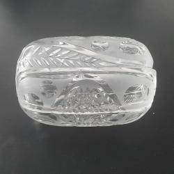 Bohemian Kurşun Kristal Cam Kase (Küpe, yüzük, takı kutusu)