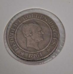 BELÇİKA 1861 20 CENTİM