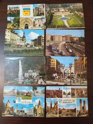 KRT151--6----AVRUPA ŞEHİRLERİ 8 ADET KARTPOSTAL- - Kardelen Kolleksiyon