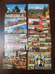 KRT151--7----AVRUPA ŞEHİRLERİ 8 ADET KARTPOSTAL- - Kardelen Kolleksiyon