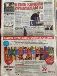 SABAH GAZETESİ DOĞUM GÜNÜ HEDİYESİ - 21 EKİM 2009 - TAM TAKIM 38 SAYFADIR -Sayın Öcalan istediği için geldik diye ifade vermekte ısrar eden beş PKK’lı Sayın‘dan vazgeçince tutuklanmadı-Recep Tayyip Erdoğan PKK’lılara seslendi-Demet Akal’a 15 yaş küçük sevgili-Doğan medya grubu-Murat Demirel-Arda Turan-Cem Garipoğlu dehşet evinde-Münevver Karabulut-Mehmet barlas-İstanbul’da okulda A gribi- ABD’li bilim adamı İsrail casusu çıktı David Nozette-Nihat kahveci-Ahmet Çakar-Edin Dzeko-Mustafa Denizli-Tello-Kartal’ın kurtlarla dansı-derbi cep yakıyor-derbi karaborsacıya yaradı 66 TL’den satışa sunulan kale arkası biletlerin fiyatı 250 TL’ye kadar çıktı-Alex-Dünya yerli derken biz yabancı arıyoruz Gökhan Ünal kendi kendime oynatamam ki-Necati Ateş-Sadece Colman-erkek voleybolunda ilk kez düzenlenen süper kupon mücadelesi İstanbul’un-gökdeniz Karadeniz-Barcelona’da Karadeniz Horonu-cimbom Moskova’da büyük hüsran yaşadı-Burak has Çan-Uğur erdener-ne yaptın Beşiktaş-1 milyon liralık soygun