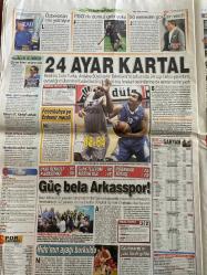 SABAH GAZETESİ DOĞUM GÜNÜ HEDİYESİ - 25 EKİM 2009 - TAM TAKIM 40 SAYFADIR - Türkiye derbiyi kilitlendi-eve dönüşe ara verildi-Recep Tayyip Erdoğan-Emine Erdoğan-uslanmayan nakilci Dr. Yusuf Sönmez-Mehmet barlas-A gribinde ilk ölüm Ankara’da-İsrailli model Rafaeli-hande Ataizi-Eda taşpınar-Necip Uysal-Nihat Kahveci-Rıza Çalımbay-Yıldırım Demirören-Ömer Üründül-Fatih Doğan-Beşiktaş Eskişehir engelini açtı-Ali gültiken-Mustafa Denizli-Mustafa Denizli’ye taciz-Bursa’nın zirve yürüyüşü-Sok-Ferrari-İbrahim Üzülmez-Rüştü reçber-forvete Kazım-Dani Güiza-Elano’lu start-Aziz Yıldırım-Mehmet helvacı-Adnan Polat-İstanbul derbisi-gürcan bilgiç-Levent Tüzemen-Rijkaard-Daum-Beşiktaş cola Turka-Felipe Scolari-Ludovic Giuly-Grampus eight-Real Madrid’in son gözdesi Gerard-Trabzonspor’da Tayfun Cora-Arkasspor-Hidayet Türkoğlu’nun ayağı burkuldu-Ayşe Özyılmazel-Donald Trump‘ın kızı Ivanka-30 milyon $’a düğün -ag gribi Türkiye’de ilk kez can aldı-fuhuştan vazgeçti yaktılar-Savaş Ay-Oktay Kaynarca-Şener Şen