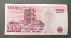 7 Emisyon F34 Seri 20 Bin Lira Çil