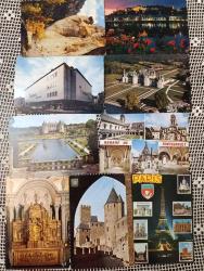 KRT151--25----AVRUPA ŞEHİRLERİ 9 ADET KARTPOSTAL- - Kardelen Kolleksiyon