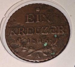 1816 AVUSTURYA  1 KREVZER