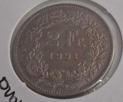 1991 İSVİÇRE 2 FRANCS