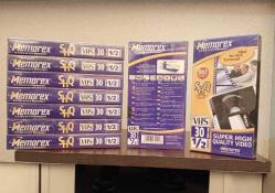 MEMOREX 30 LUK VHS BOŞ KASET ADET FİYATI:200 TL