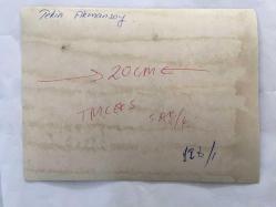 TEKİN AKMANSOY'UN AJANS BASIMI FOTOĞRAFI (KAĞIT BASKI) - 16 x  12 cm EBADINDA - TEKİN AKMANSOY SANATÇI DOSTLARIYLA BİRLİKTE POZ VERİRKEN