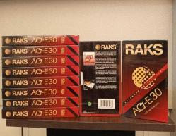 RAKS 30 LUK VHS BOŞ KASET ADET FİYATI:200 TL ADVANCED QUALİTY
