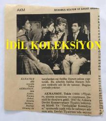 TEKİN AKMANSOY'UN GAZETEDEN KESİLME FOTOĞRAFI - 14 x  12 cm EBADINDA -