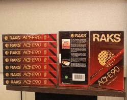 RAKS 90 LIK VHS BOŞ KASET ADET FİYATI:300 TL ADVANCED QUALİTY