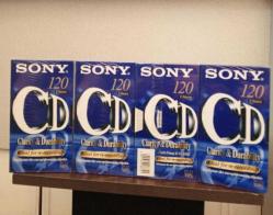SONY 120 LİK VHS BOŞ KASET ADET FİYATI:350 TL CLARİTY&DURABİLİTY