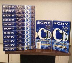 SONY 240 LIK VHS BOŞ KASET ADET FİYATI:450 TL CLARİTY&DURABİLİTY