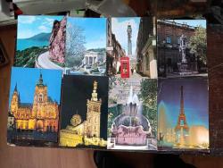 KRT151--49-----AVRUPA ŞEHİRLERİ 9 ADET KARTPOSTAL-