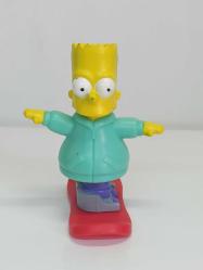 The Simpsons Snowboard Bart Simpson Burger King Figür Oyuncak 2012