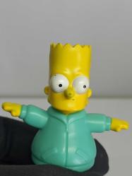The Simpsons Snowboard Bart Simpson Burger King Figür Oyuncak 2012