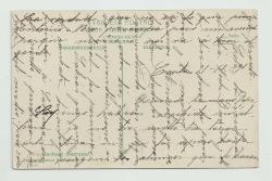 FAS'TA BİR BERBER DÜKKANI / KARTIN HEM ÖNÜ HEM ARKASI YAZILI...