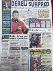 SABAH GAZETESİ DOĞUM GÜNÜ HEDİYESİ - 7 MART 2003- TAM TAKIM 36 SAYFADIR -Gülse Birsel - Aydın Doğan - Halit Cıngıllıoğlu - Vural Akışık - Emel Çakuboğlu - Ecevit - Servet Yıldırım - Çanakcı - Mete Tansu - Seks satar mı yasaklatır mı - Biri romantik öteki erotik - İşte skandal operasyonun kare ası - Suçu Ecevit’in üzerine attılar - Yeni yöneticileri tehdit ettiler - Faizde rahatlatan indirim - Hazine’nin başına Çanakcı geliyor - Önce dünyayla sonra vatandaşla buluştula—Ergun Babahan-İsmet İnönü-Mevhibe Hanım-Sevda Ferdağ-Mehmet Çalışkan-Tamer Yiğit-AKP’nin yanlışı-Hiç evlenmedim İnönü’ye aşıktım-Beni sevmediler yalnız beğendiler-Pusudaki Ali Bulaç ne bilsin düelloyu-Bu test son karar için-Kıbrıs Jale için birleşti-Aktüel yoksa kalsın
