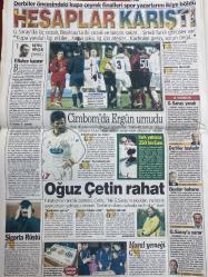 SABAH GAZETESİ DOĞUM GÜNÜ HEDİYESİ - 7 MART 2003- TAM TAKIM 36 SAYFADIR -Gülse Birsel - Aydın Doğan - Halit Cıngıllıoğlu - Vural Akışık - Emel Çakuboğlu - Ecevit - Servet Yıldırım - Çanakcı - Mete Tansu - Seks satar mı yasaklatır mı - Biri romantik öteki erotik - İşte skandal operasyonun kare ası - Suçu Ecevit’in üzerine attılar - Yeni yöneticileri tehdit ettiler - Faizde rahatlatan indirim - Hazine’nin başına Çanakcı geliyor - Önce dünyayla sonra vatandaşla buluştula—Ergun Babahan-İsmet İnönü-Mevhibe Hanım-Sevda Ferdağ-Mehmet Çalışkan-Tamer Yiğit-AKP’nin yanlışı-Hiç evlenmedim İnönü’ye aşıktım-Beni sevmediler yalnız beğendiler-Pusudaki Ali Bulaç ne bilsin düelloyu-Bu test son karar için-Kıbrıs Jale için birleşti-Aktüel yoksa kalsın