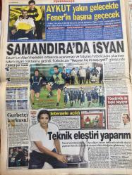 SABAH GAZETESİ DOĞUM GÜNÜ HEDİYESİ - 22 EKİM 2004- TAM TAKIM 30 SAYFADIR -Sedat Peker-Ergül Güryel-Nusret İnce-Hani Yalandı-Yeni bir bomba da Yargıtay’dan-En büyük acı-İspatlayın öyle konuşalım-Eşcinsel çıkarsa yöneticiden çıkar-Hapisten çıkıp ölüm saçtı-Kayıp doktor aranıyor-İkinci onay-Kendilerini feda ettiler-Satırla öldürdü-Yüzde 6.5 faiz dışı fazla ile 2008’e kadar yola devam-KDV oranları yüzde 15’e indirilecek-Fon hızla yatırım!-Aykut yakın gelecekte Fener’in başına geçecek-Samandıra’da isyan-Teknik eleştiri yaparım-Beşiktaşlı seni yargılayacaktır-Asla özür dilemem Hıncal Usta!-Başarıyı paylaşalı—Murat Aksu-Cenk İşler-Hasan Özer-Sergen Yalçın-Hagi-Ersun Yanal-Ünal Aysal-Hasan Şaş-Hakan-Gökdeniz-Serdar Tatlı  Fener’den iyiyiz-100’leri gülecek-Pancu İsviçre’de-Toraman’a ret-Cordoba kalede-BJK TV Digiturk’te-Hagi çok başarılı-Trabzon’da gizli golcü Hasan Şaş-Gökdeniz’in maçı-Sağdan vuracaklar-Conceicao umudu-Avni Aker sevdası-Fair-play’e çağrı-Belgeselin parası Ünal Aysal’dan-