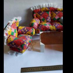 80-90 LARDAN KUTUSUNDA BARBİE TARZI OYUNCAK KOLTUKLARI