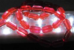 PeMBe ZAR KıVaMıNDa ATEŞ KEHRİBAR 33 LÜK TESBİH.........6,5x11,5mm ERBABACAN AtÖLYeSi