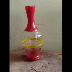 KÖY TİPÜ EL BOYAMA SÜRAHİ- VAZO OLARAK KULLANILABİLİR