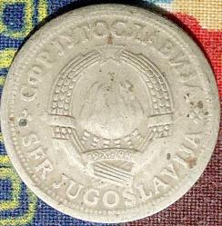 YUGOSLAVYA 1 Dinar, 1973 ÇÇT