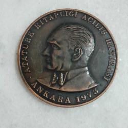 1973 Yılı Hatıra Bronz Madalyon