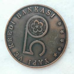 1973 Yılı Hatıra Bronz Madalyon