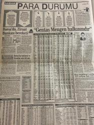 SABAH EKONOMİ GAZETESİ DOĞUM GÜNÜ HEDİYESİ  - 28 TEMMUZ 1992-Bayram Başbakan-Michael Jackson-Tansu Çiller-Nuh Kuşçulu-Kenan Akcaoglu-Osman Ulagay-Cahit Çüçen-Ali Rıza Kardüz-Bilal Çetin-Sadullah Usumi-Hedim Özkan-Şelale Kadak-İbrahim Sarı  Narin borçlarını ödemek için 21’inci asra kadar süre istedi-Sipahioğlu Michael’dan 84.4 milyar kazanacak-Berke Barajı’nı ucuz değil pahalı teklif veren yapacak-Çiller IMF ile görüşüyor-İşçi emeklisine taksitle kömür-Procter and Gamble çevre dostuyuz-Nuh Kuşçulu Kastelli’ye 5 milyon tazminat ödeyecek-İnci Baba bürokrat tayinlerinde kilit adam oldu-TÜSİAD’a karşı liberal TOBB danışmanı-Borsa’da Ziraat Bankası bereketi-Gentaş Mengen halkınındır-Koç Holding 6 ayda 211 milyar kâr etti-Almanya otomobil üretimini durdurmak üzere-İstanbul’da gece de açık mağaza var-Antalya’ya 2 ayda 30 bin Danimarkalı turist geldi-Kuyumcular birer birer Kapalıçarşı’dan kaçıyor-Yeni Rami 1 yıl sonra hazır-Para programının programsızlığı-Benim köylüm benim çiftçim diyerek ikti