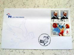 2011 Trabzon 2011 Avrupa Gençlik Olimpik Oyunları Pul Sergisi 23-29.07.2011  özel tarih damgalı zarf