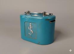 Türkiye İş Bankası Eski Logo Mavi Kumbara