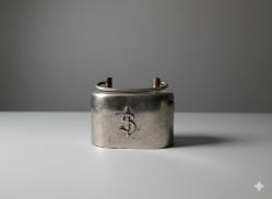 Türkiye İş Bankası Eski Logo Dökme Demir Kumbara