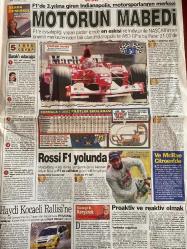 SABAH GAZETESİ DOĞUM GÜNÜ HEDİYESİ - 27 EYLÜL 2002 - TAM TAKIM 34 SAYFADIR -Ecevit-Hürriyet-Emin Çölaşan-Makbule Hanım-Tarkan-Mehmet Çetingüleç-Yavuz Donat-Orhan Erdemir-Abdürrahim Albayrak-Fatih Terim-Gökmen Özdenak-Hıncal Uluç-Togay Bayatlı-Atilla Gökçe-Kemal Dinçer-Aziz Yıldırım-Erol Kaynar-Tümer-Cordoba-Engin-Cüneyt E. Koryürek-Serra Demirkol-Burak Rossi-Valentino Rossi-Ecclestone-McRae  Spor basınına ayna-Kirli tırnak cezası-Şimdilik hayır-Kaldırımdan akıl satacak-Polis çocuğu polis öldürdü-Maç da aynı hakem de-Ceza yok uyarı var-Hedef 3 puan-Tehlikeli ilişkiler-Yasak kardeşim-Rapajc yolcu-Fenerbahçe’den birlik yemeği-Tümer ateş püskürdü-Deplasman fobisi-Motorun mabedi-Rossi F1 yolunda-Ve McRae Citroen’de-Haydi Kocaeli Rallisi’ne-Proaktif ve reaktiv olmak-Müslüm Gürses-Nebil Özgentürk  Para karşısında herkes elpençe-Profesörler Müslümcü oldu-Müzik gökten inen bir melektir